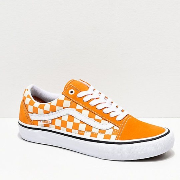 all orange vans